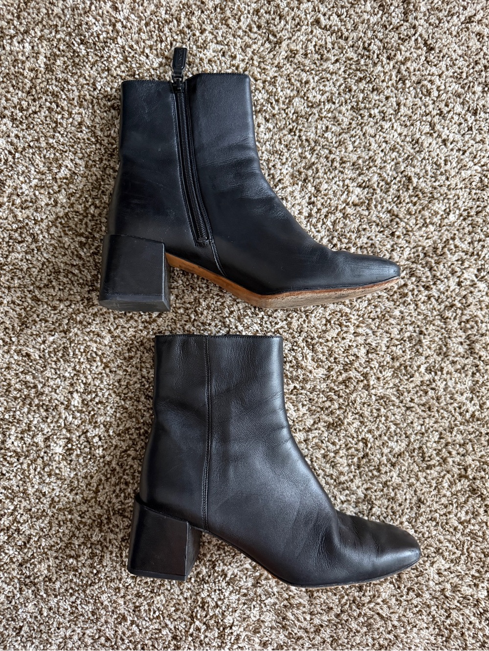 Vince Black Ankle Booties